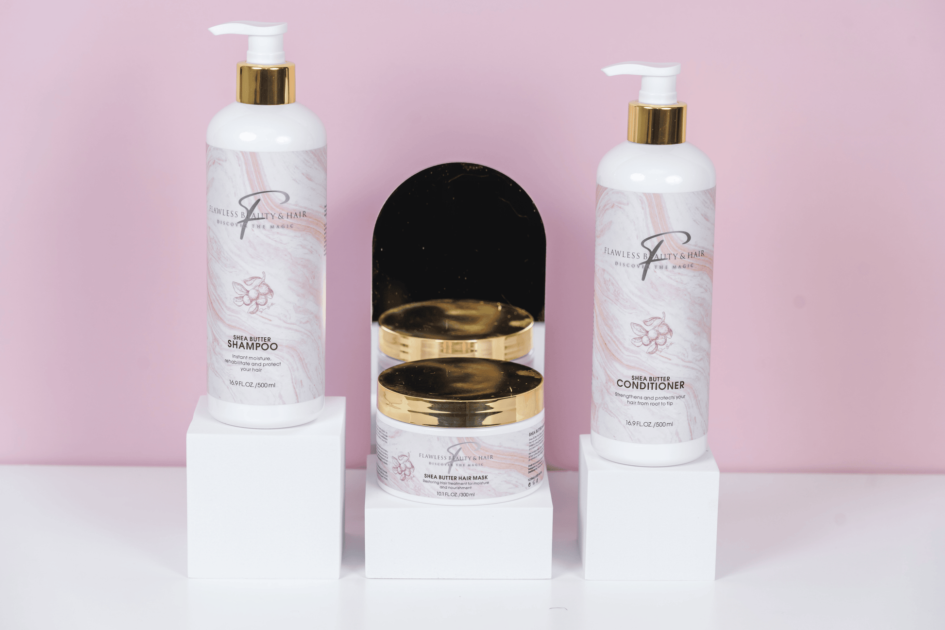 Hair Growth Bundle: Shampoo | Conditioner & Mask | By Flawless Beauty