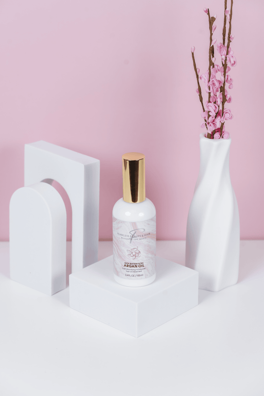 Shea Butter Argan Oil for Damaged Hair | By Flawless Beauty
