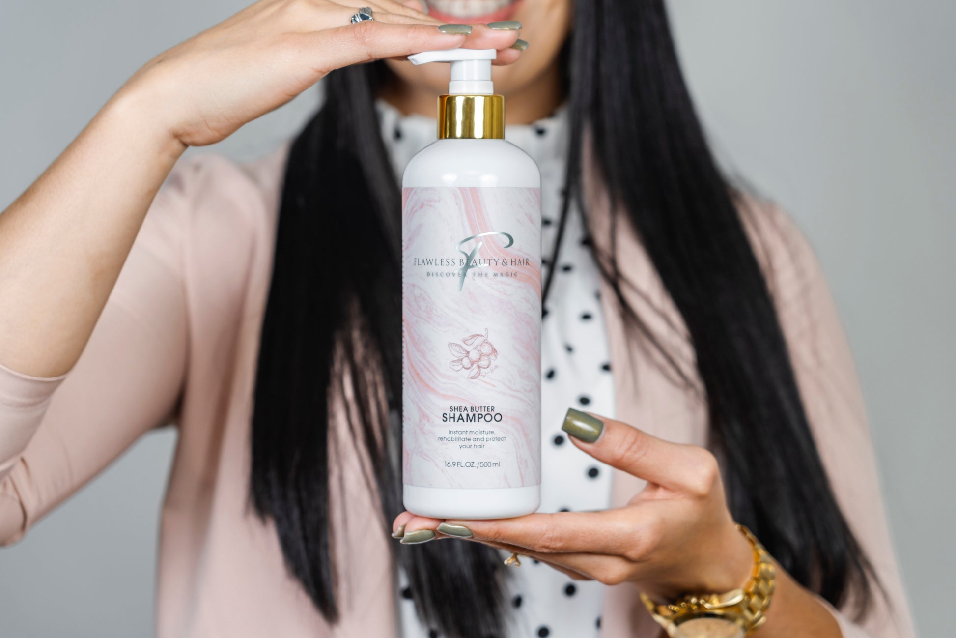 Shea Butter Shampoo for Dry & Damaged Hair | By Flawless Beauty